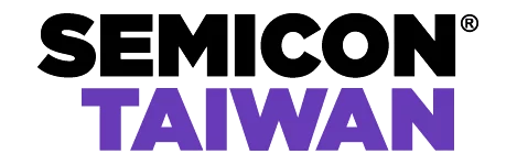 Das Bild zeigt das Logo der SEMICON Taiwan, das führende Event der taiwanesischen Halbleiterindustrie, mit SEMICON in fetten schwarzen Buchstaben über TAIWAN in fetten violetten Buchstaben auf hellem Hintergrund. von Standex Detect
