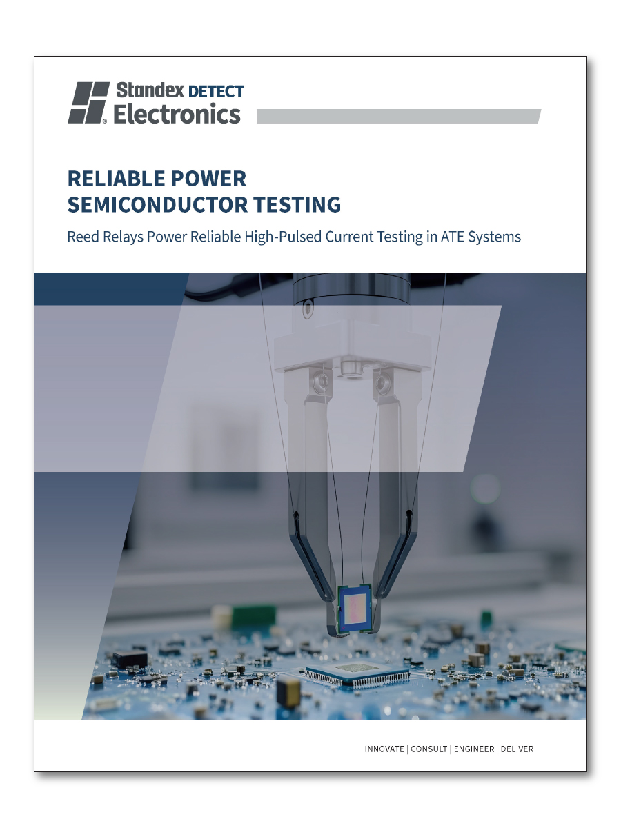 High‑pulsed current test system using reed relays to generate clean high-current pulses without distortion