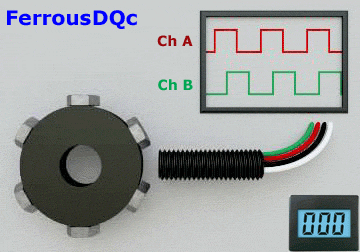 Hall Effect Sensors for Counting Ferrous Targets (FerrousDQc)